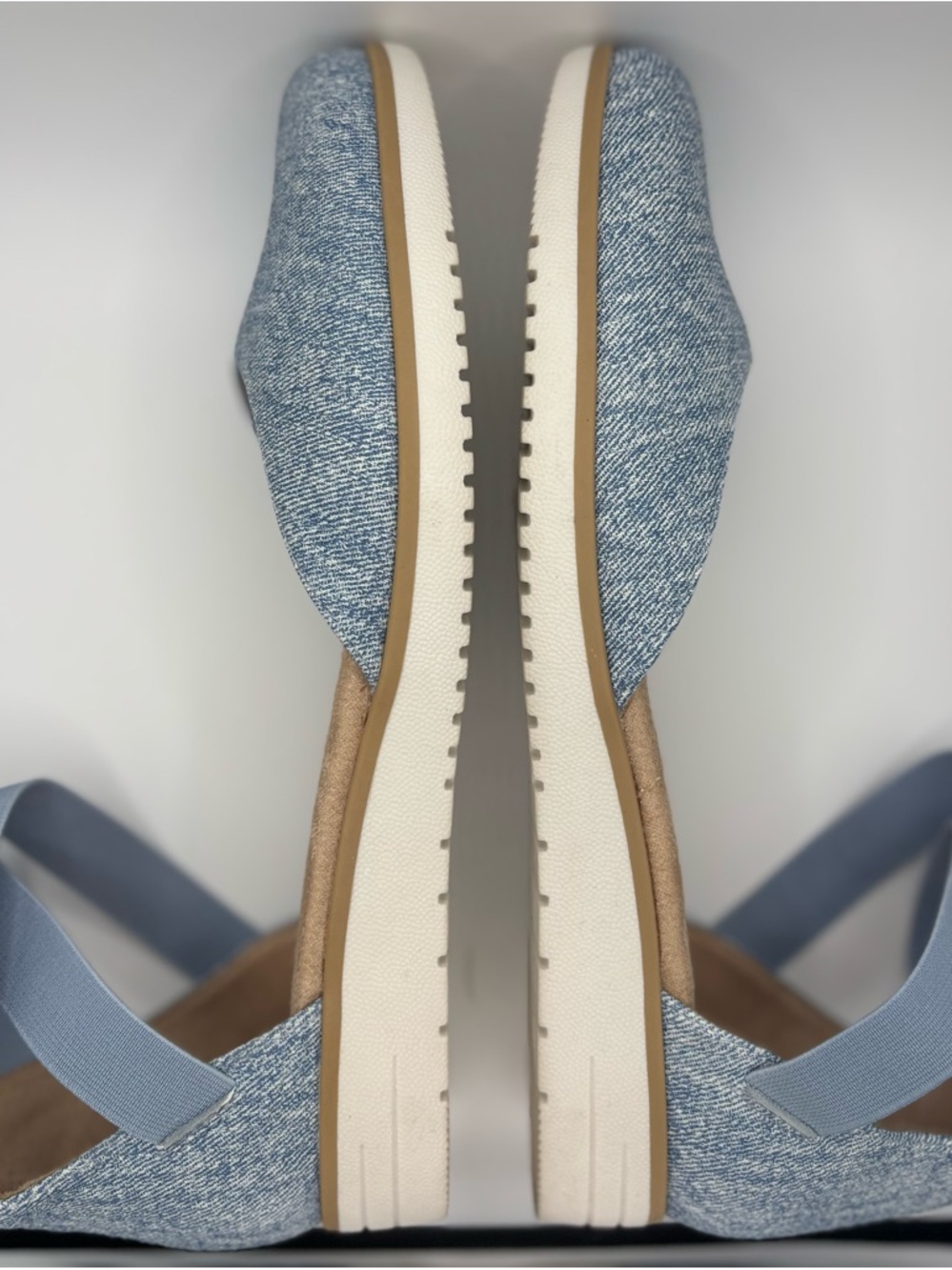 Soul Naturalizer Light Blue Elastic-Strap Sandals - Picture 6 of 8
